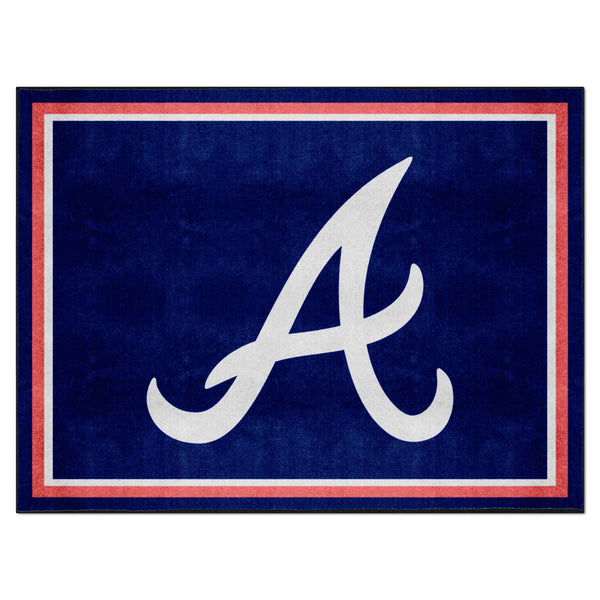 MLB - Atlanta Braves 8x10 Rug with A Logo