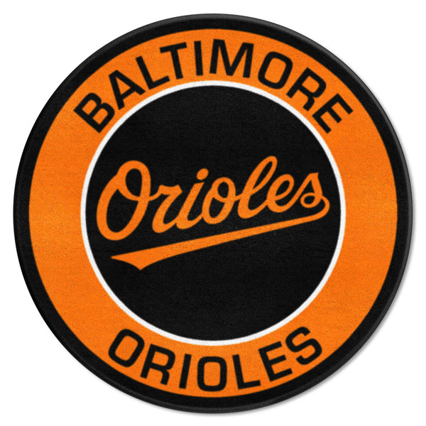 MLB - Baltimore Orioles Roundel Mat with BO Name Logo