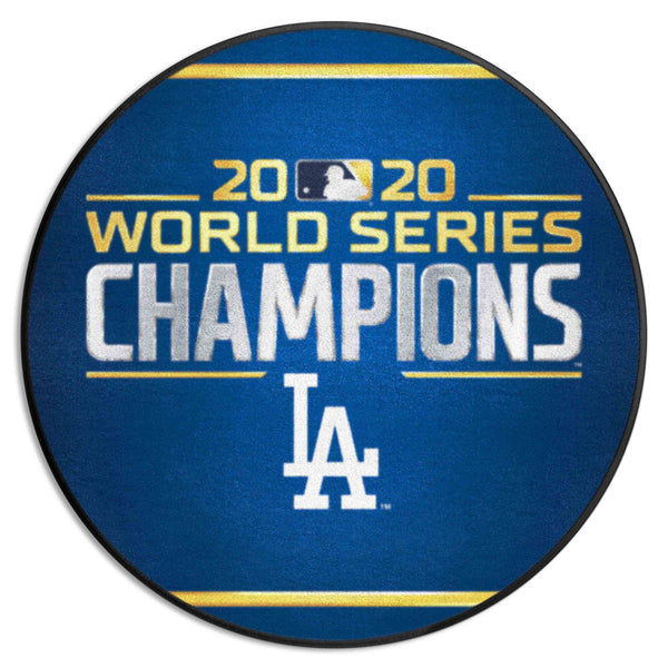 MLB - Los Angeles Dodgers Baseball Mat with World Series Champions 2015 KC Logo