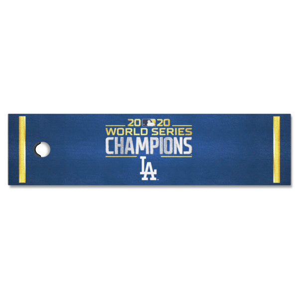 MLB - Los Angeles Dodgers Putting Green Mat with World Series Champions 2015 KC Logo