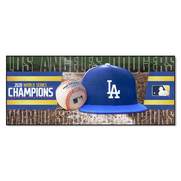 MLB - Los Angeles Dodgers Baseball Runner with World Series Champions 2015 KC Logo