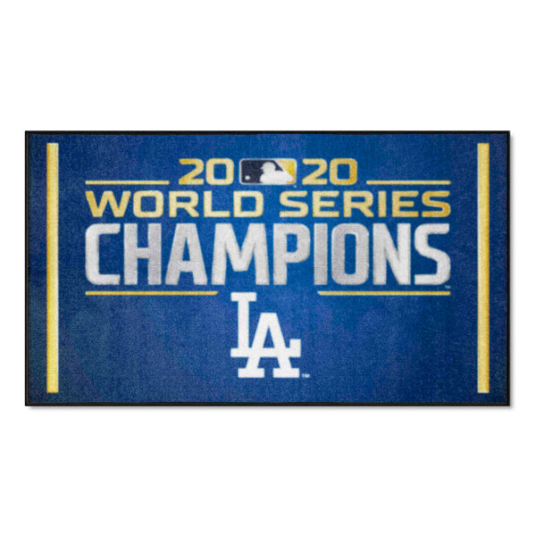 MLB - Los Angeles Dodgers 3x5 Rug with World Series Champions 2015 KC Logo