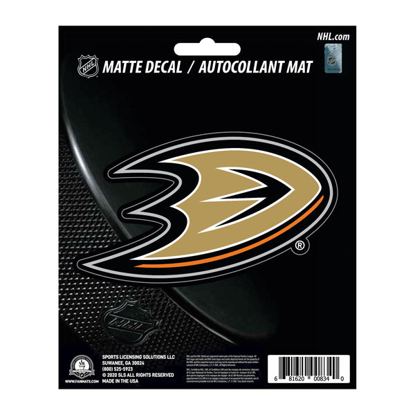 NHL - Anaheim Ducks Matte Decal