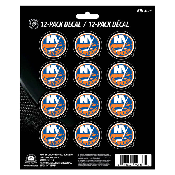 NHL - New York Islanders Mini Decal 12-pk