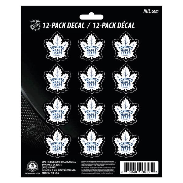 NHL - Toronto Maple Leafs Mini Decal 12-pk