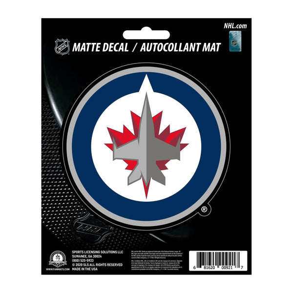 NHL - Winnipeg Jets Matte Decal