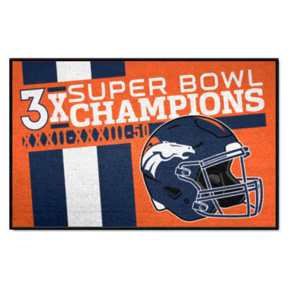 NFL - Denver Broncos Dynasty All-Star Mat