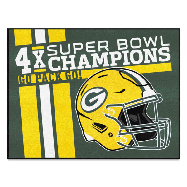 NFL - Green Bay Packers Dynasty All-Star Mat