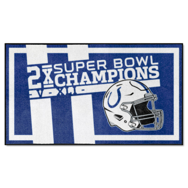NFL - Indianapolis Colts Dynasty 3x5 Rug