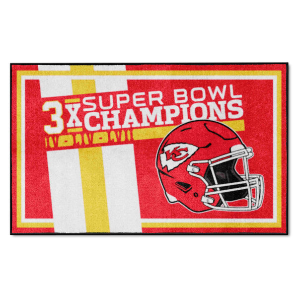NFL - Kansas City Chiefs Dynasty 4x6 Rug