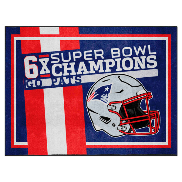 NFL - New England Patriots Dynasty 8x10 Rug