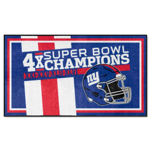 NFL - New York Giants Dynasty 3x5 Rug