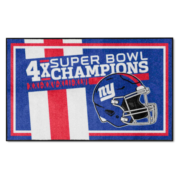 NFL - New York Giants Dynasty 4x6 Rug