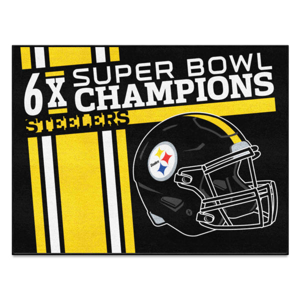 NFL - Pittsburgh Steelers Dynasty All-Star Mat