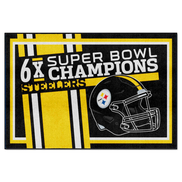 NFL - Pittsburgh Steelers Dynasty 5x8 Rug