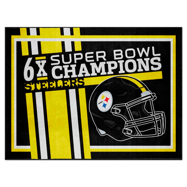 NFL - Pittsburgh Steelers Dynasty 8x10 Rug