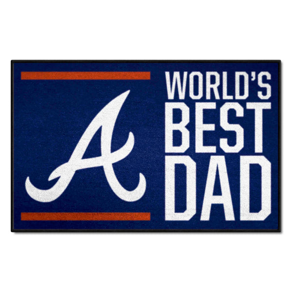 MLB - Atlanta Braves Starter Mat - World's Best Dad