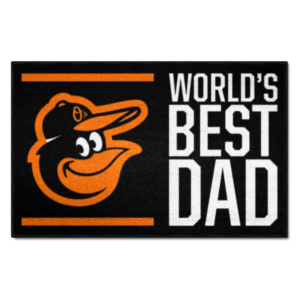 MLB - Baltimore Orioles Starter Mat - World's Best Dad