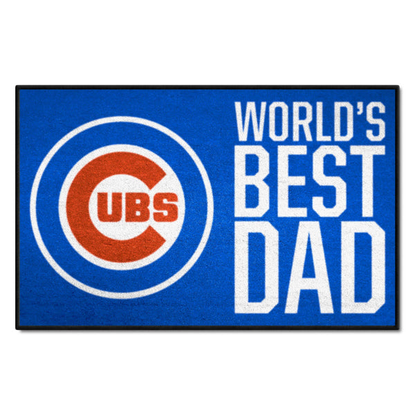 MLB - Chicago Cubs Starter Mat - World's Best Dad