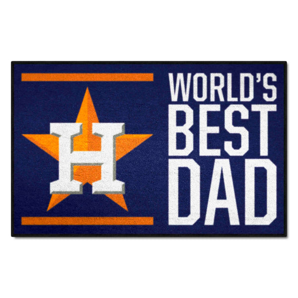 MLB - Houston Astros Starter Mat - World's Best Dad