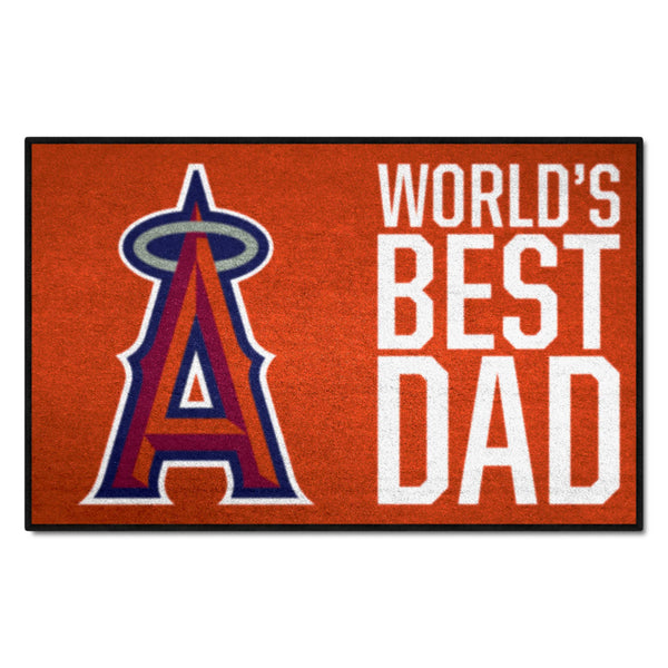 MLB - Los Angeles Angels Starter Mat - World's Best Dad