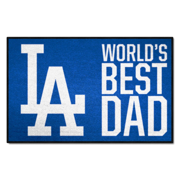 MLB - Los Angeles Dodgers Starter Mat - World's Best Dad