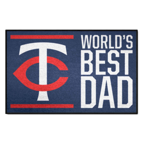 MLB - Minnesota Twins Starter Mat - World's Best Dad