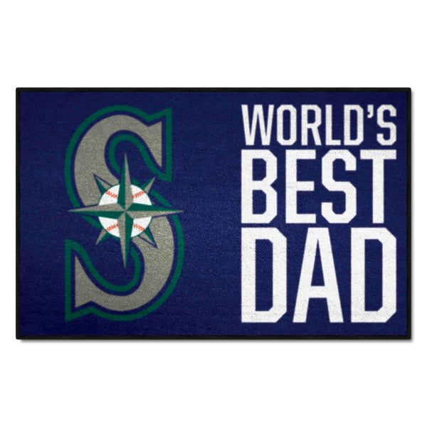 MLB - Seattle Mariners Starter Mat - World's Best Dad