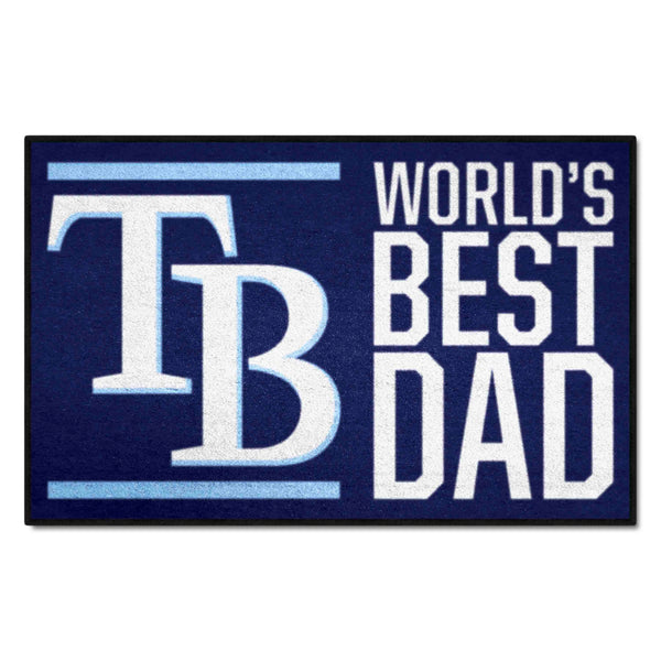 MLB - Tampa Bay Rays Starter Mat - World's Best Dad