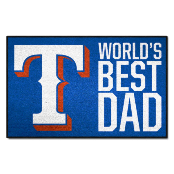 MLB - Texas Rangers Starter Mat - World's Best Dad