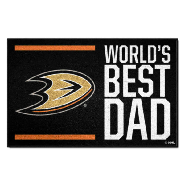 NHL - Anaheim Ducks Starter Mat - World's Best Dad