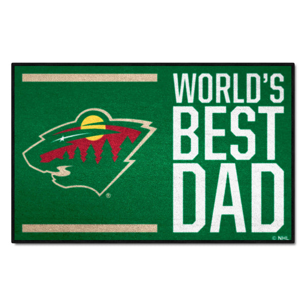 NHL - Minnesota Wild Starter Mat - World's Best Dad