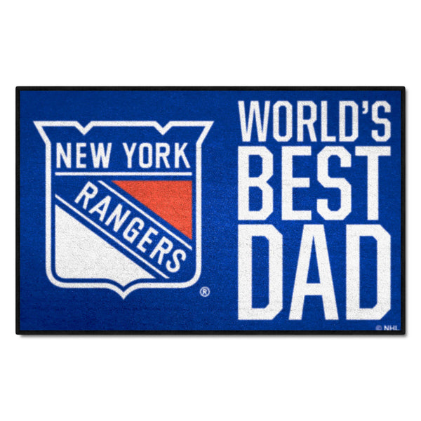 NHL - New York Rangers Starter Mat - World's Best Dad