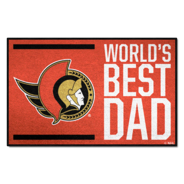 NHL - Ottawa Senators Starter Mat - World's Best Dad