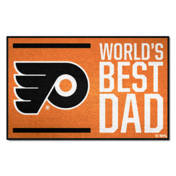 NHL - Philadelphia Flyers Starter Mat - World's Best Dad