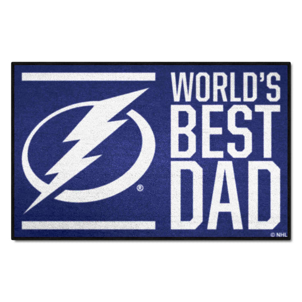 NHL - Tampa Bay Lightning Starter Mat - World's Best Dad