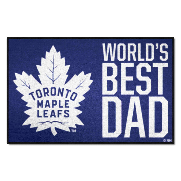 NHL - Toronto Maple Leafs Starter Mat - World's Best Dad