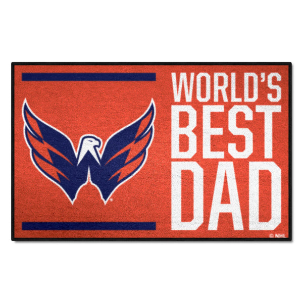 NHL - Washington Capitals Starter Mat - World's Best Dad