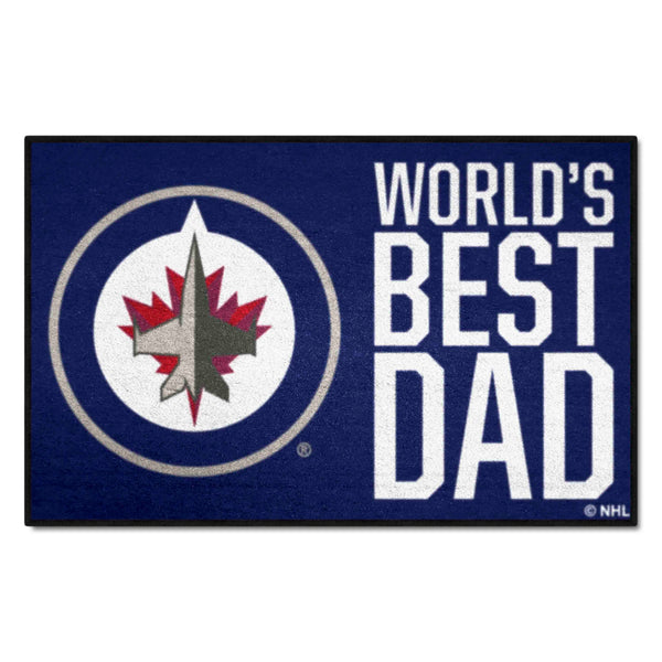 NHL - Winnipeg Jets Starter Mat - World's Best Dad