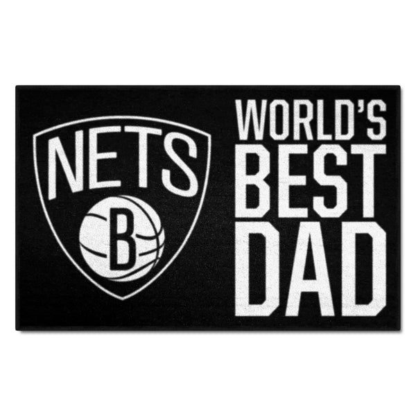 NBA - Brooklyn Nets Starter Mat - World's Best Dad