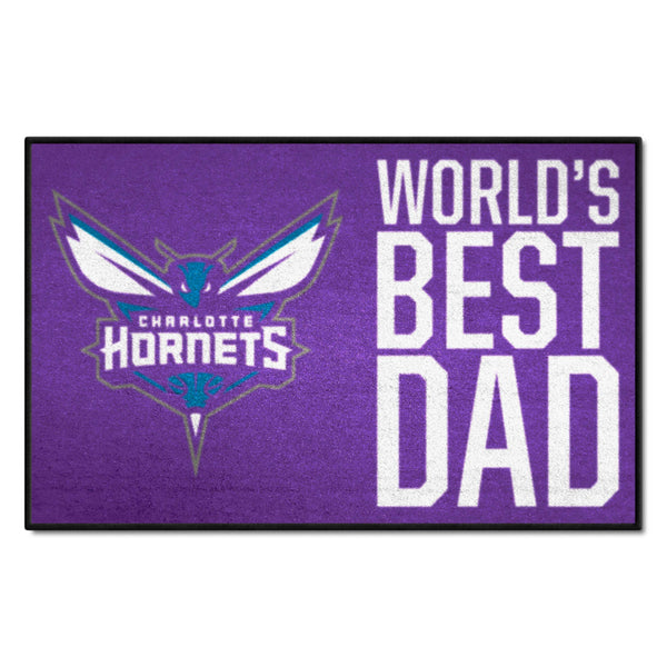 NBA - Charlotte Hornets Starter Mat - World's Best Dad