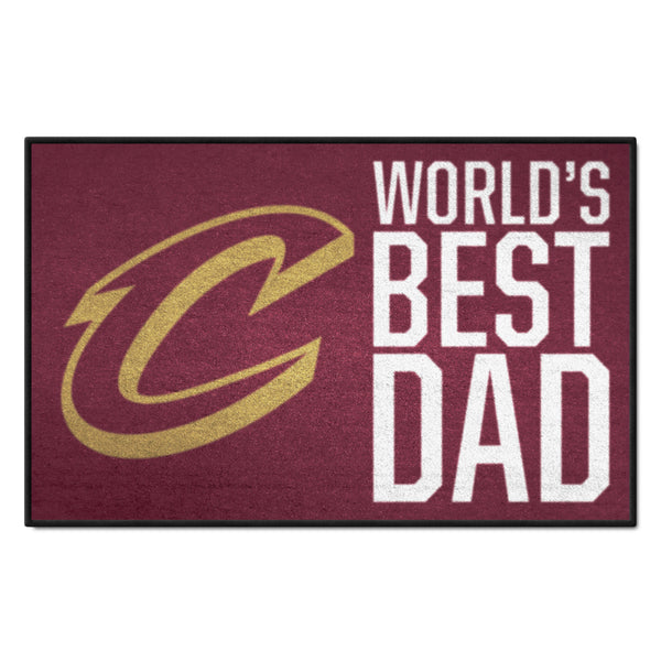 '-Starter Mat - World's Best Dad-True Sports Fan