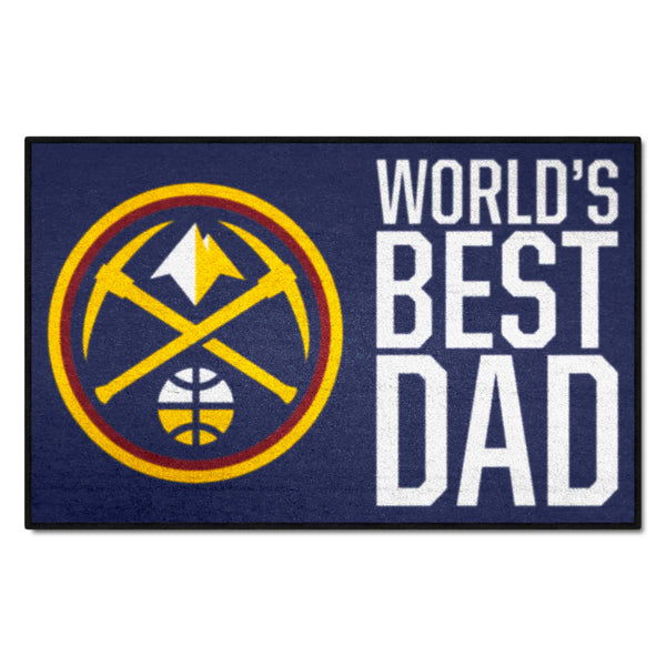 NBA - Denver Nuggets Starter Mat - World's Best Dad