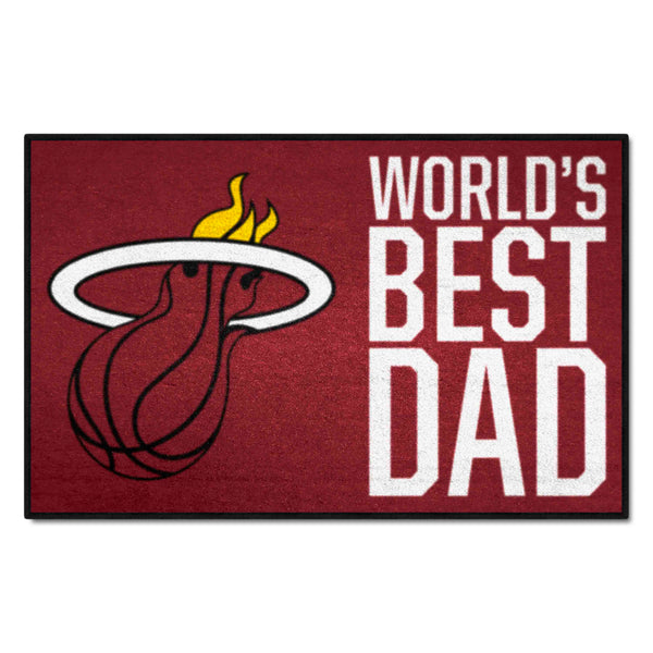 NBA - Miami Heat Starter Mat - World's Best Dad