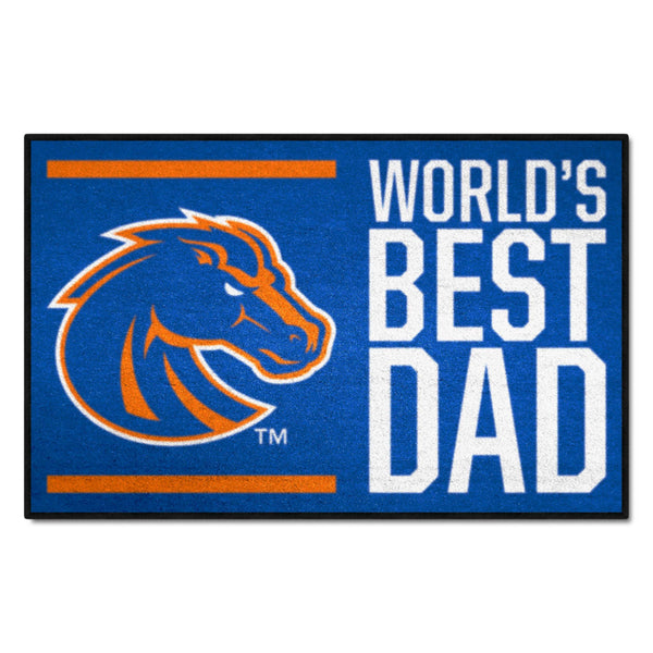 Boise State University Starter Mat - World's Best Dad