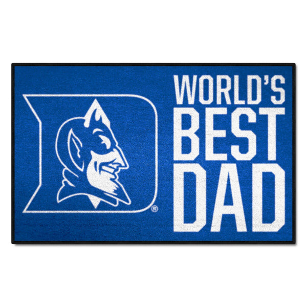 Duke University Starter Mat - World's Best Dad