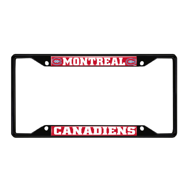 '-License Plate Frame - Black-True Sports Fan