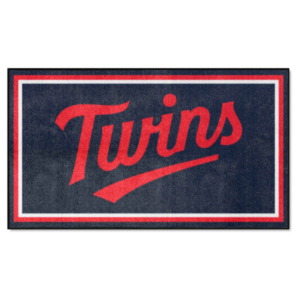 MLB - Minnesota Twins 3x5 Rug with Twins Logo