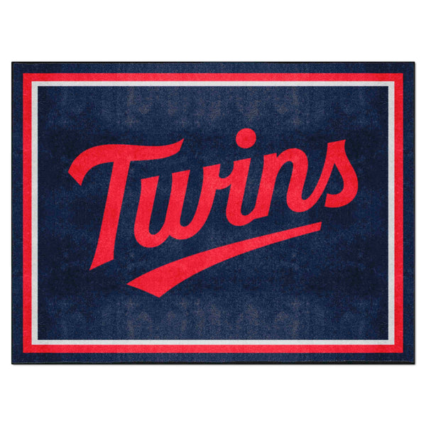 MLB - Minnesota Twins 8x10 Rug with Twins Logo