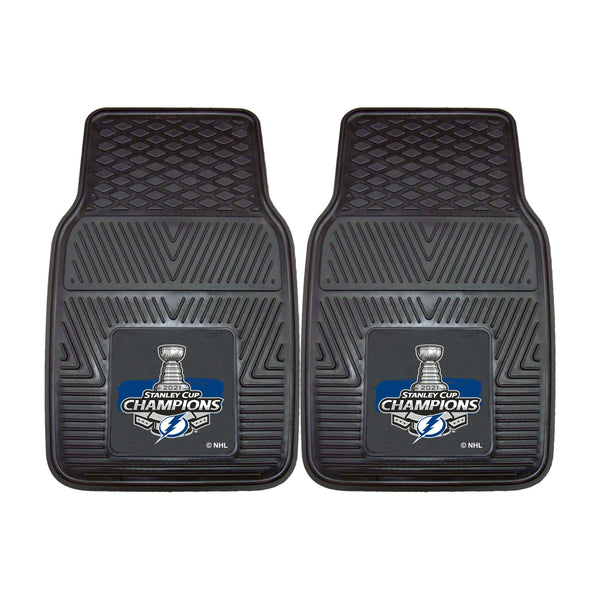 '-2-pc Vinyl Car Mat Set-True Sports Fan